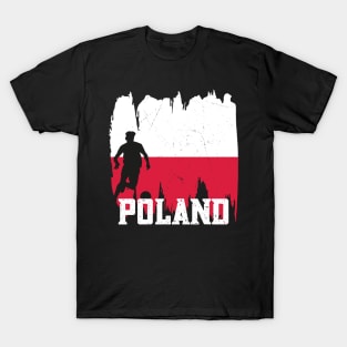 Poland Flag Soccer Football Team 2022 T-Shirt